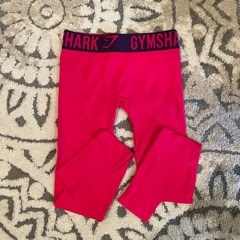Gymshark Leggings - Red/Raspberry Color - image 1